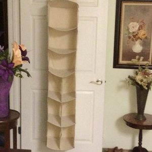 Canvas Hanging Closet Storage EUC